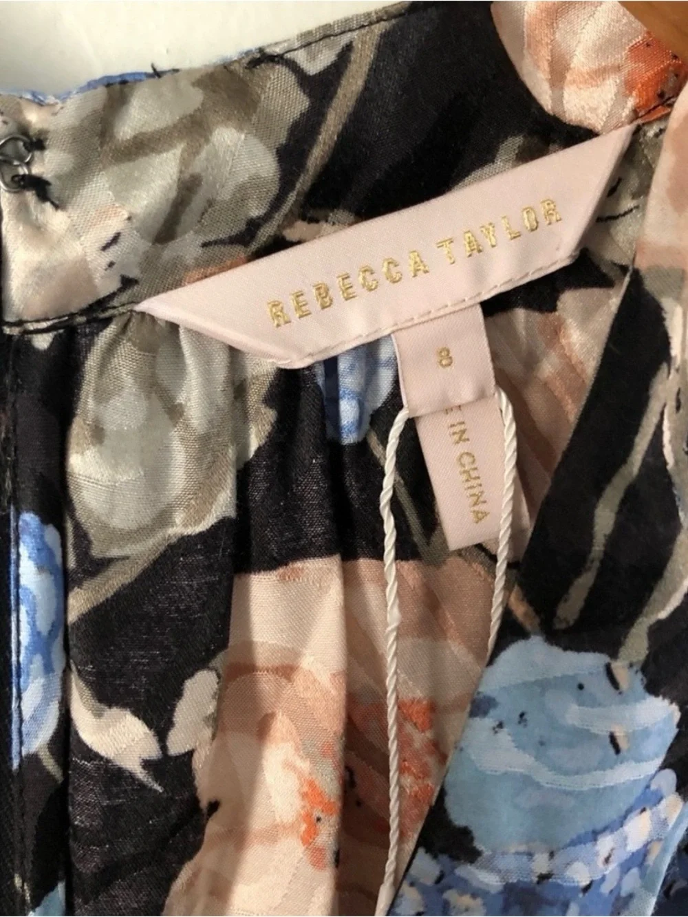 Rebecca Taylor Rose Long Sleeve Mini Dress